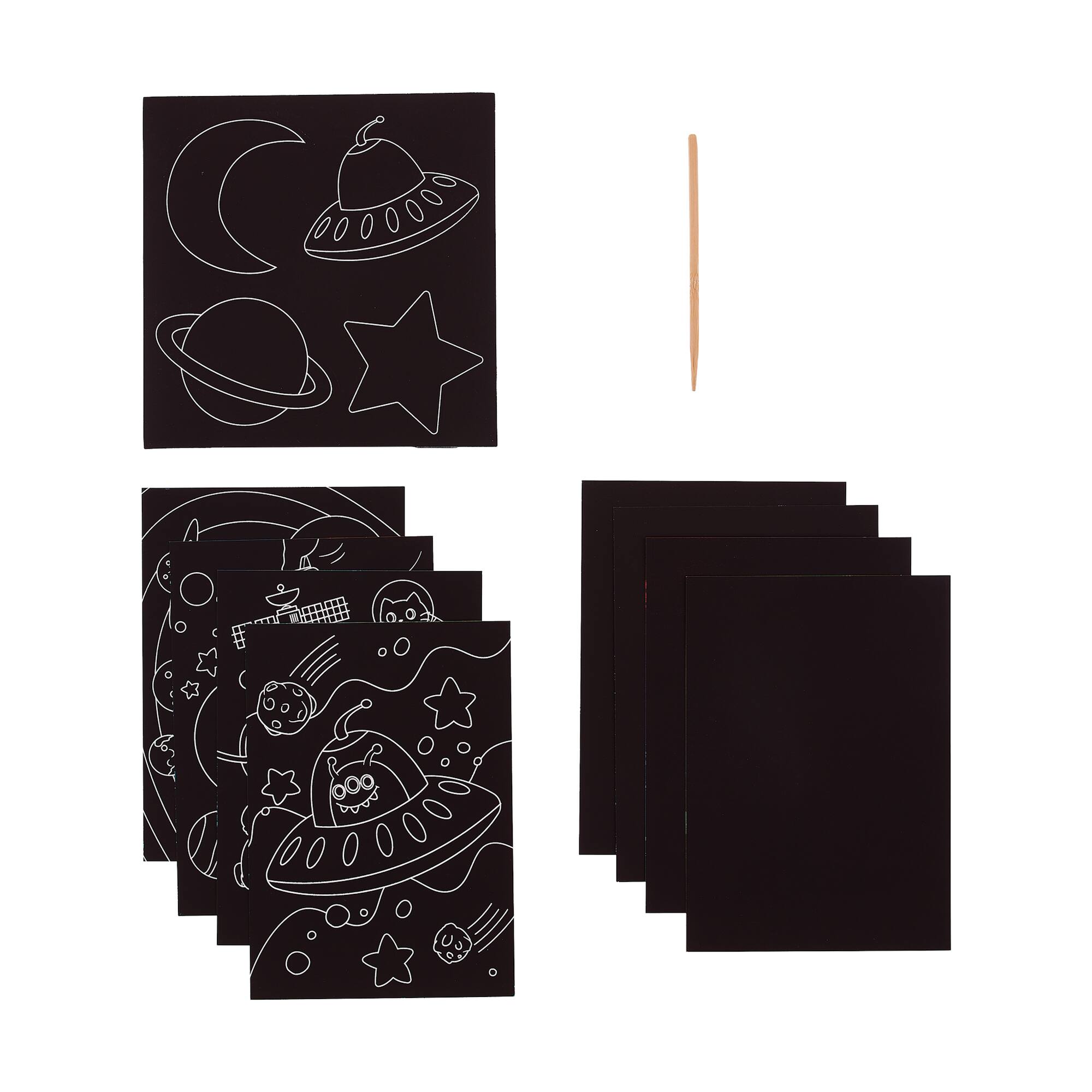 OOLY Magical Unicorn Scratch & Scribble Art Kit